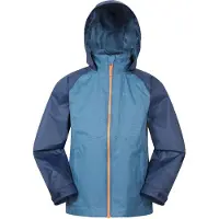 Mountain Warehouse Torrent II Waterdichte Jas voor kinderen/Kinderen (Blauw)