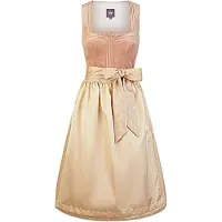 Spieth & Wensky Dirndl 'Hadwine' rose-goud