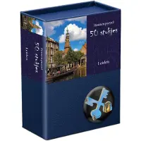 Tucker's Fun Factory houten puzzel Leiden 50 stukjes legpuzzel.