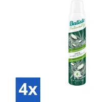 Batiste - Naturally Coconut Milk & Hemp Seed Oil - Droogshampoo - Anti-Pluis en Verfrist - 100% Natuurlijk - 200ml - Voordeelverpakking - 4 stuks