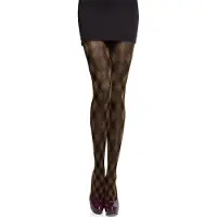 Merry Style MS-GB-317 Dames Panty - 60 DEN- Gedessineerd - 3D-technologie - Polyamide - Cappuccino - M