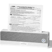 Peripage P81 - Draagbare Bluetooth Printer - Grijs - Thermisch - Mobiel- A4- Zwart Wit - Inclusief een rol thermisch papier -Draadloos - Compact - Draagbaar