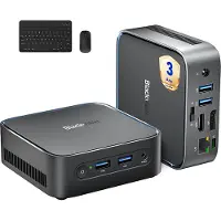 Blackview Mini PC MP50, AMD Ryzen 5 3500U, 16GB RAM, 512GB SSD, Windows 11 Pro, zwart