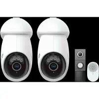 TP-LINK TP- Link Tapo C560WS Duo Pack + D235 Smart Battery & Wired Doorbell