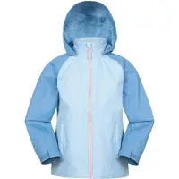 Mountain Warehouse Torrent II Waterdichte Jas voor kinderen/Kinderen (Teal)