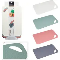 Excellent houseware Set van 4 stuks - Flexibele Snijplanken - Buigbare Snijplank - 29cm x 19cm x 1,7mm - 4 assortie kleur - Eenvoudig te reinigen - Ideaal voor Thuisgebruik , Caravan , Camper