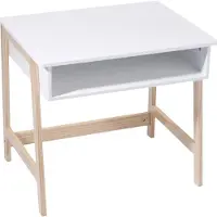 Core Kinderbureau - Kindertafel Met Opbergruimte – Activiteitentafel – Wit - 58cm x 47cm x 52cm