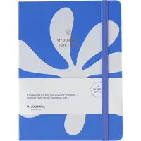A-Journal My Journal - Agenda 18 maanden 2026-2027 - Abstract blauw - A5