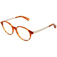 Lanvin VLN764 52/18/140 Glazen Acetaat Vrouw Shiny licht havana VLN764