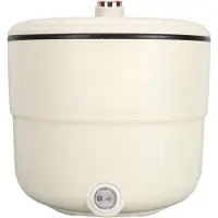 Core Rijstkoker Klein - Rijstkoker - Elektrische Rijstkoker - 2.2L - Warmhoudfunctie - Beige - 18cm x 18cm x 17cm