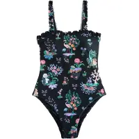 Cath Kidston Badpak groen / lichtroze / zwart / wit