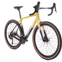 RINOS Sandman 7 - Gravel Fiets - Gravel Bike – carbonframe - GRX 820 24 versnellingen - hydraulische schijfremmen - lichtgewicht - allround fiets voor elk terrein - Zwart Zand 50
