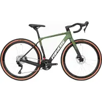 RINOS Sandman 6 - Gravel Fiets - Gravel Bike – carbonframe - GRX600 22 versnellingen - hydraulische schijfremmen - lichtgewicht - allround fiets voor elk terrein - Zwart Groen 50