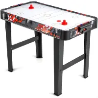 Ren Air Hockey - Voetbal - Voetbaltafel - Zwart - ‎97cm x 51cm x 69cm
