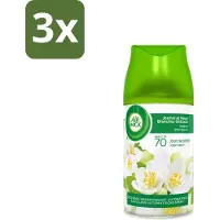 Air Wick Freshmatic - Luchtverfrisser - Navulling Automatische Spray - Jasmijn en Witte Bloemen - 250ml - Bulkverpakking - 3 stuks