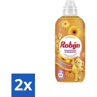 Robijn – Wasverzachter – Passiebloem & Bergamot – 780 ml - Voordeelverpakking - 2 stuks