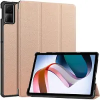 EtuiTab Xiaomi Redmi Pad SE 2023 - Tablethoes - Goudroze - Wake-up functie - Milieuvriendelijk Leer