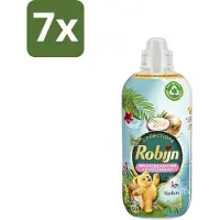Robijn Collections - Wasverzachter - Kokos - 1,25L - 50 Wasbeurten - Bulkverpakking - 7 stuks