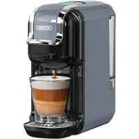 HiBREW 5-in-1 Koffiecupmachine – Meerdere Capsules – Heet/Koud – 19Bar – 1450W – Grijs