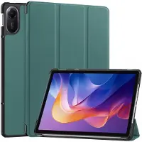 EtuiTab - Xiaomi Redmi Pad 2 Hoes - Groen - Kunstleer - Magnetische Sluiting - Standaardfunctie