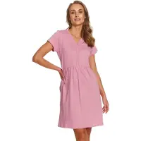 Doctor Nap Katoenen Nachthemd Borstvoeding Zwangerschap TB.5336 Blush Rose 42 / XL