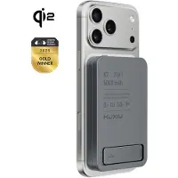 UGREEN KUXIU K2 Qi2 15W Fast Charging 3-in-1 MagSafe Power Bank - Gray