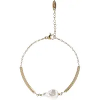Usha WHITE LABEL Armband goud / wit