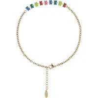 Mymo Armband blauw / goud / grasgroen