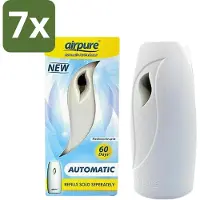 Airpure - Luchtverfrisser - Freshmatic - Automatische Luchtverfrisser - Continue Geurverspreiding - 1 Luchtverfrisser - Bulkverpakking - 7 stuks