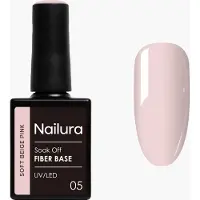 Nailura Fiber Base Soft Beige Pink 10 Ml Nagellakbasis