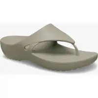 Crocs Kadee Wedge Flip dames slippers beige maat 42/43