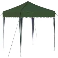 vidaXL Opklapbare partytent, 195 x 195 x 245 cm, groen, Oxford-stof
