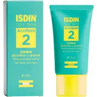 Isdin Gel Crème Equilibrerende - - Acniben - Vermindert overtollig talg - Matteert de huid - Verwijdert onzuiverheden