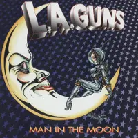 L.A. Guns - Man In The Moon (25th Anniversary Edition) (Metallic Silver Coloured) (LP)