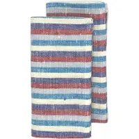 Himla Maya Servet - 4 stuks - stripe ultra oceaan