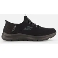 SKECHERS Slip-Ins wide fit heren sneakers zwart maat 43