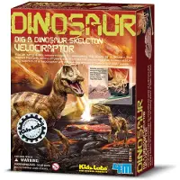 4M Graaf Een Velociraptor Skelet Dinosaurus Kit