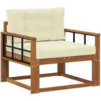 vidaXL Buiten Midden Sofa Naturel