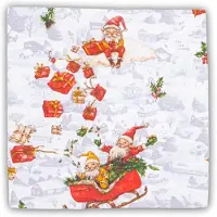 NEW BABY katoenen kussensloop kerst 40x40 cm - Sierkussensloop