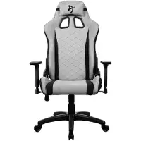 AROZZI Avanti Gamingstoel met zachte stofbekleding - Lichtgrijs