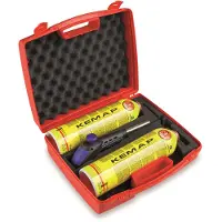Kemper Gas KEMPER professionele gassoldeerbout set 1065EKIT (Soldeerbout), Soldeer accessoires