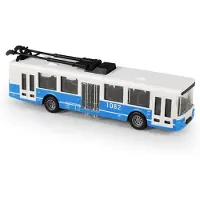 Rappa Trolleybus Blauw 16 Cm - UNI