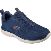 SKECHERS Sneakers laag 'Summits - Eckler' navy / oranje