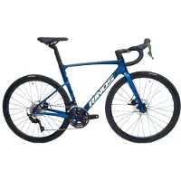 RINOS Odin3 Carbon Road - RaceFiets - met UCI Frameset - met SHIMANO 105 ST-R7000 - 22 versnellingen en schijfremmen - lichte fiets voor dames en heren - 700 x 40C - Kameleon Blauw-Paars M-54