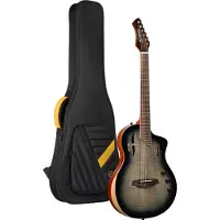 Ortega Tourplayer Series RTPG-LS1 elektrisch-akoestische klassieke gitaar, grijs burst