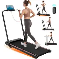 CITYSPORTS Loopband-ZX2P opvouwbare loopband met armleuningen-afstandsbediening met gratis snelheidsaanpassing, thuis intelligente loopband-1-12 km / h-maximale belasting 120KG