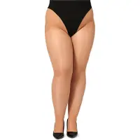 Bellivalini BLV-GI-1125 Dames Panty - 40 DEN -Plus Size - Grote maat - Polyamide - Amber - 3XL