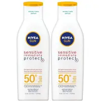 Nivea Sun Sensitive Immediate Protect Lotion Spf50+ 2x200 ml Lotion