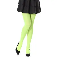 Bellivalini BLV-FI-1002 Dames Panty - 60 DEN - Polyamide - Microvezel - Neongeel – XL