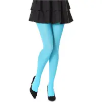 Bellivalini Dames Panty - 100 DEN - Medium gloss - Polyamide - BLV-FI-1003 - Turquoise - XL